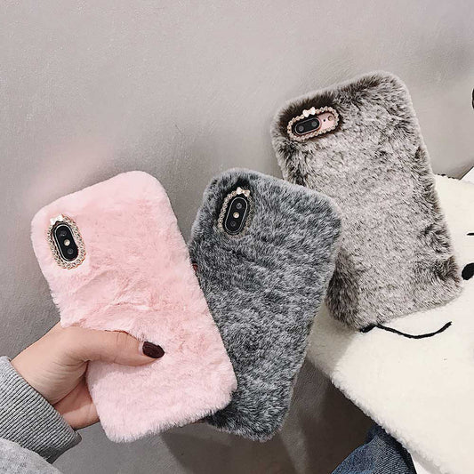 Buy Center Premium Choice-Luxury plush phone case