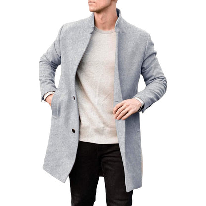 Manteau en laine épaisse pour homme, nouvelle collection automne et hiver