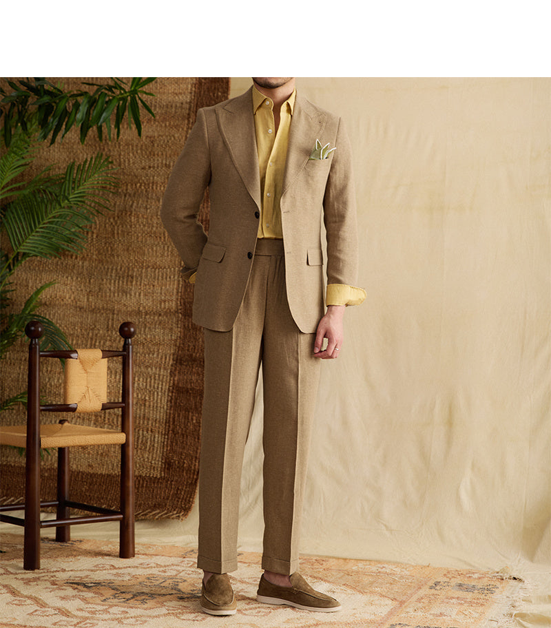 Buy Center Top Rated-Suit Lyocell Breathable Thin High-end Suit