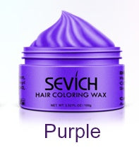 Fresh on the Scene at Buy Center: Disposable Hair Cream Colored Hair Wax Purple