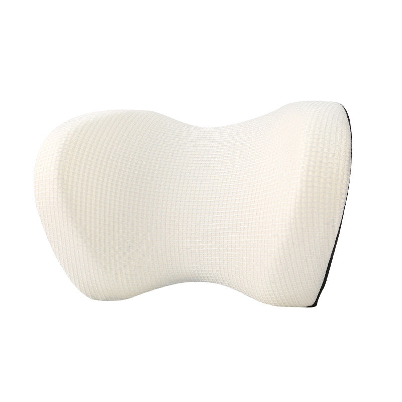 Just Arrived at Buy Center: Headrest Car Ice Silk Pillow Neck Protection Memory Foam Gray 20X30X14cm