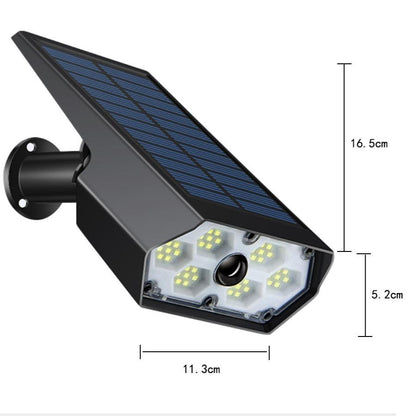 Fresh Arrivals at Buy Center: Outdoor Solar Courtyard Human Body Induction Wall Lamp Intelligent Light Sense Garden Villa Balcony Exterior Wall Solar Monitor Lamp