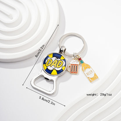 Hot New Items at Buy Center: Creative American Beer Keychain Pendant Bottle Opener Metal 8 Models