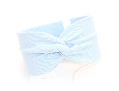 New Children's Elastic Headband Babies' Headwear Blue