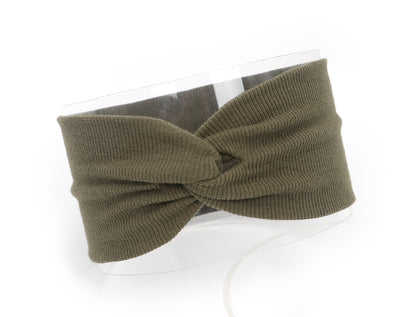 New Children's Elastic Headband Babies' Headwear Army Green