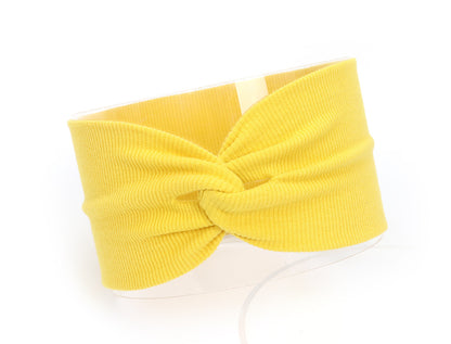 New Children's Elastic Headband Babies' Headwear Turmeric