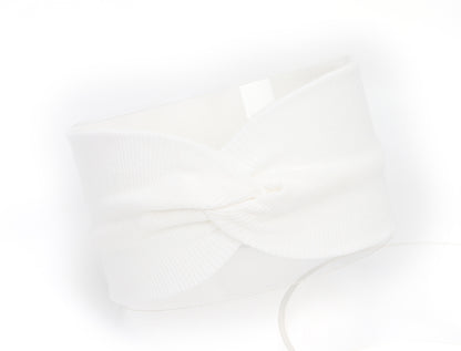 New Children's Elastic Headband Babies' Headwear Milky White