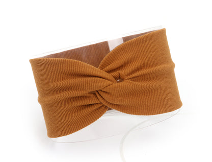 New Children's Elastic Headband Babies' Headwear Caramel Color