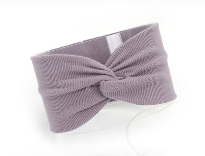 New Children's Elastic Headband Babies' Headwear Purple Gray