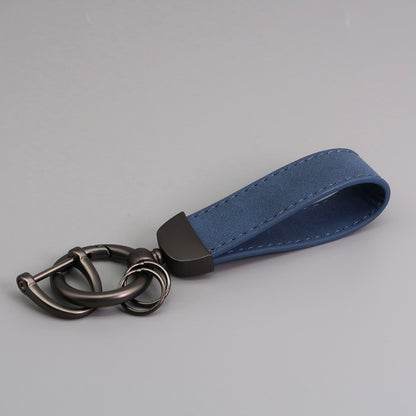 Suede Car Hardware Anti-lost Keychain Buy Center