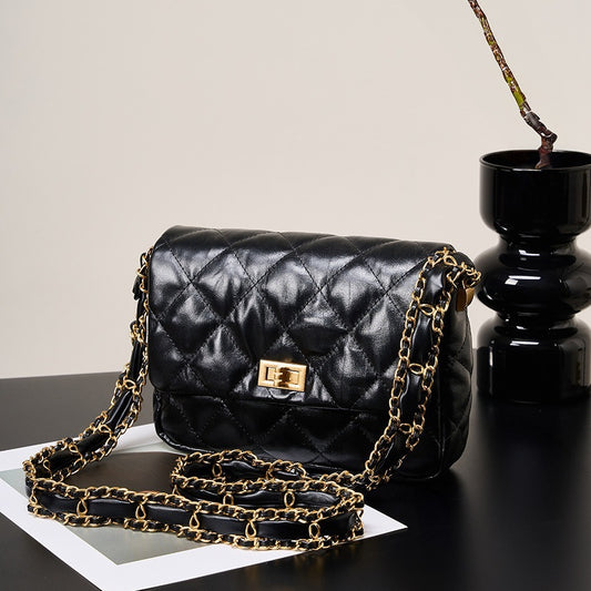 Trending Now at Buy Center: New Black Gold Castle Messenger Bag