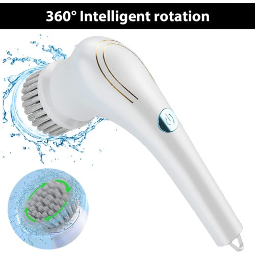 New product Rechargeable Electric Cordless Cleaning Brush Spin Scrubber Turbo Scrub Cleaner