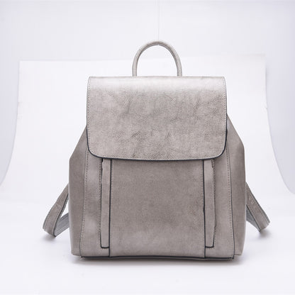 Newly Arrived at Buy Center: New Women's Fashion Leather Multi-functional Backpack Gray