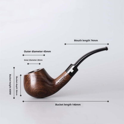 Newly Released at Buy Center: Costustoot Handmade Blackwood Pipe Wooden Smoking Set Pipe Dual-use Ac0027