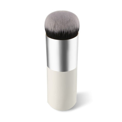 Buy Center Best Value-Chubby pier makeup brush foundation powder brush beauty makeup tools Silver