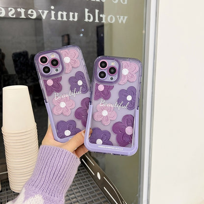 Fresh Arrivals at Buy Center: Cute Oil Painting Flower Invisible Bracket Phone Case