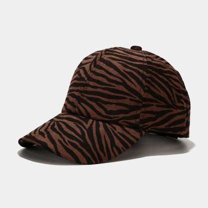 European And American Literary Vintage Leopard Print Baseball Cap Buy Center