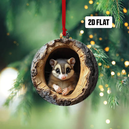 Christmas Tree Decorations Small Animal 2D Flat Print Acrylic Small Pendant Buy Center