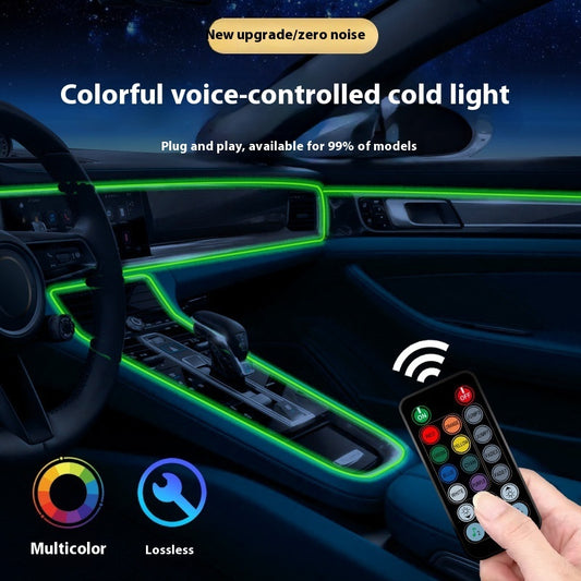 Hot New Arrivals at Buy Center: Car Atmosphere Light 64 Color Colorful Optical Fiber Atmosphere Light