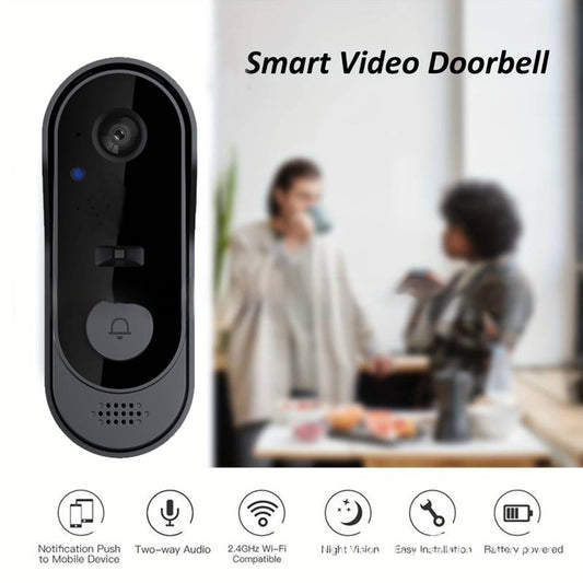 Just Arrived at Buy Center: Intelligent Visual Doorbell Graffiti Remote Monitoring Video