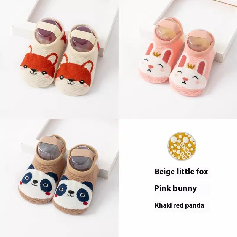 Hot New Items at Buy Center: Cute Printed Anti Slip Cotton Socks For Infants And Young Children Style 7