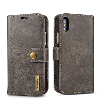 Just Arrived at Buy Center: Cowhide Two-fold Split Adsorption Mobile Phone Leather Case