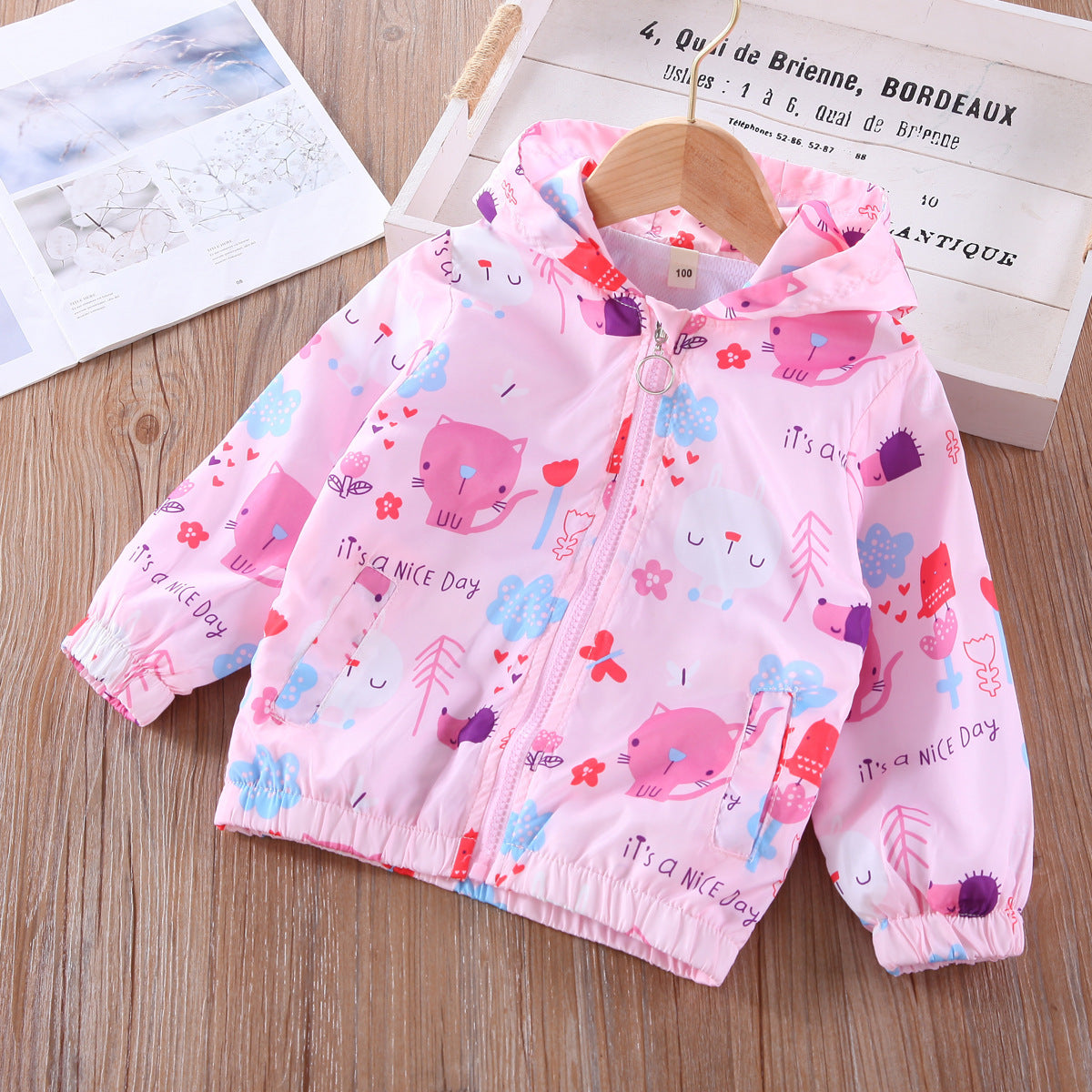 Fresh Arrivals at Buy Center: Girls' Printed Cartoon Jacket