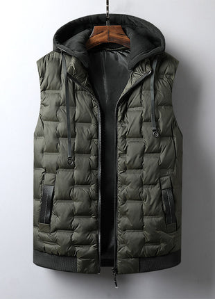 Gilet étudiant automne et hiver gilet en duvet gilet grande taille