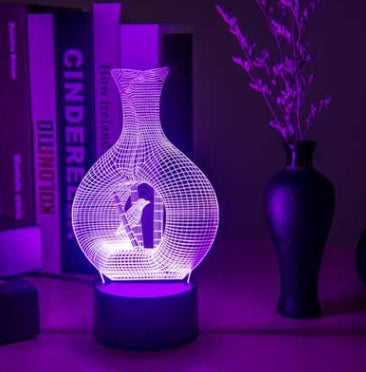 Creative 3D night light LED lamp Buy Center