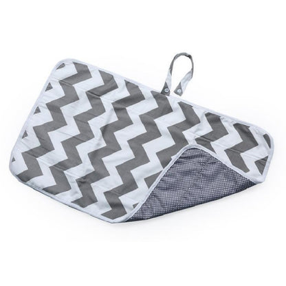 Portable Diaper Changing Pad Clutch for Newborn Grey