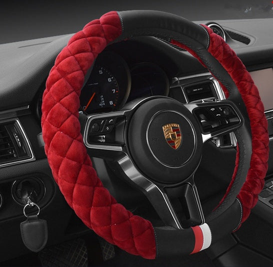 Universal Car Steering Wheel Cover Winter Decoration Cute 38cm Plush Footprint Auto Automobile Vehicle Steering Wheel Protector Buy Center