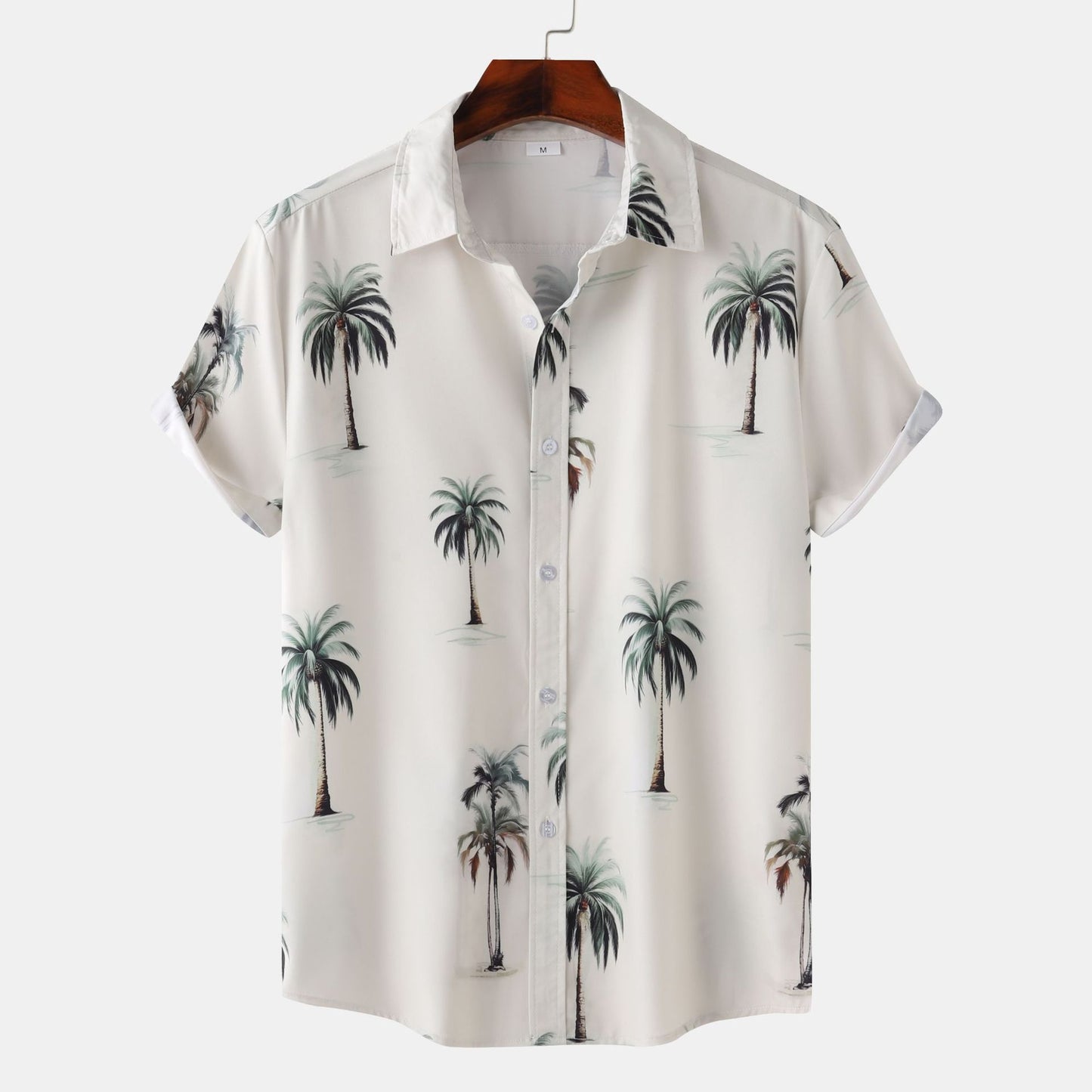 Newly Arrived at Buy Center: Cross-border Wind Beach Digital Printing Men's Short Sleeve Shirt C317