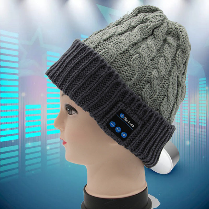 Gorro con auriculares Bluetooth para música