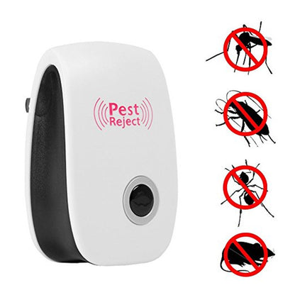 Electronic Ultrasonic Healthy Rechargeble Anti Mosquito Insect Pest Reject Mouse Repellent Repeller Practical Home EUUS Plug AU 1PC