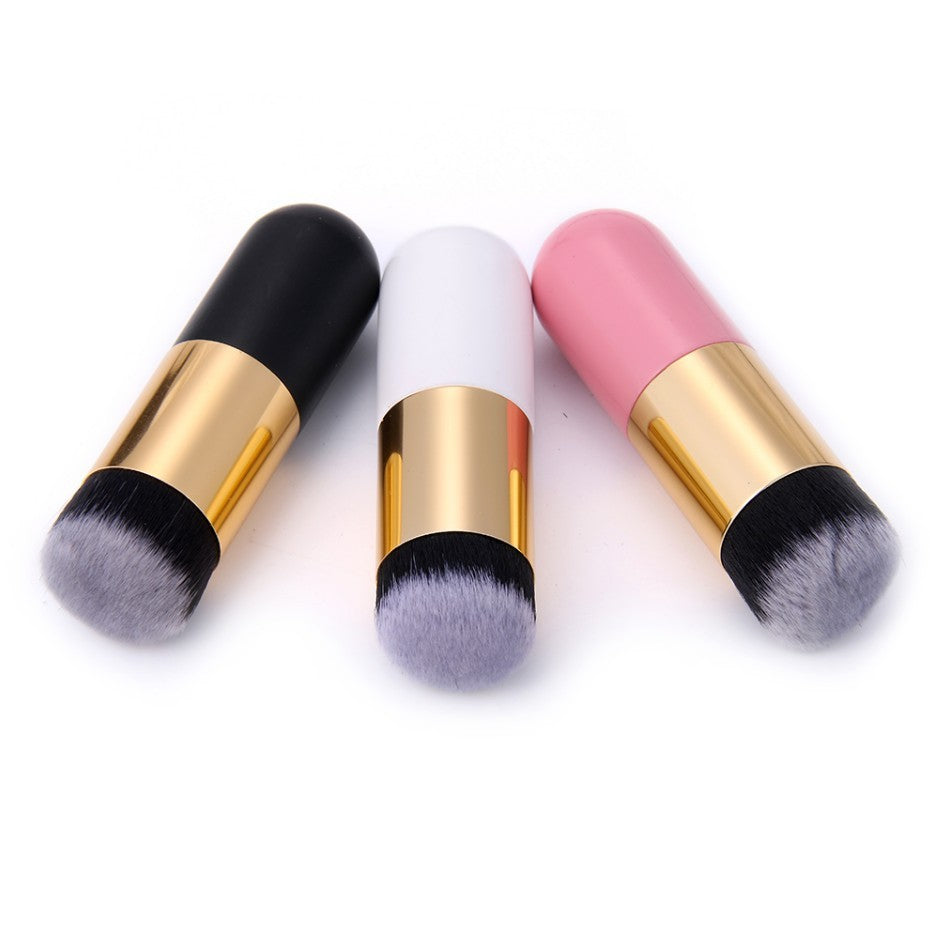 Buy Center Best Value-Chubby pier makeup brush foundation powder brush beauty makeup tools