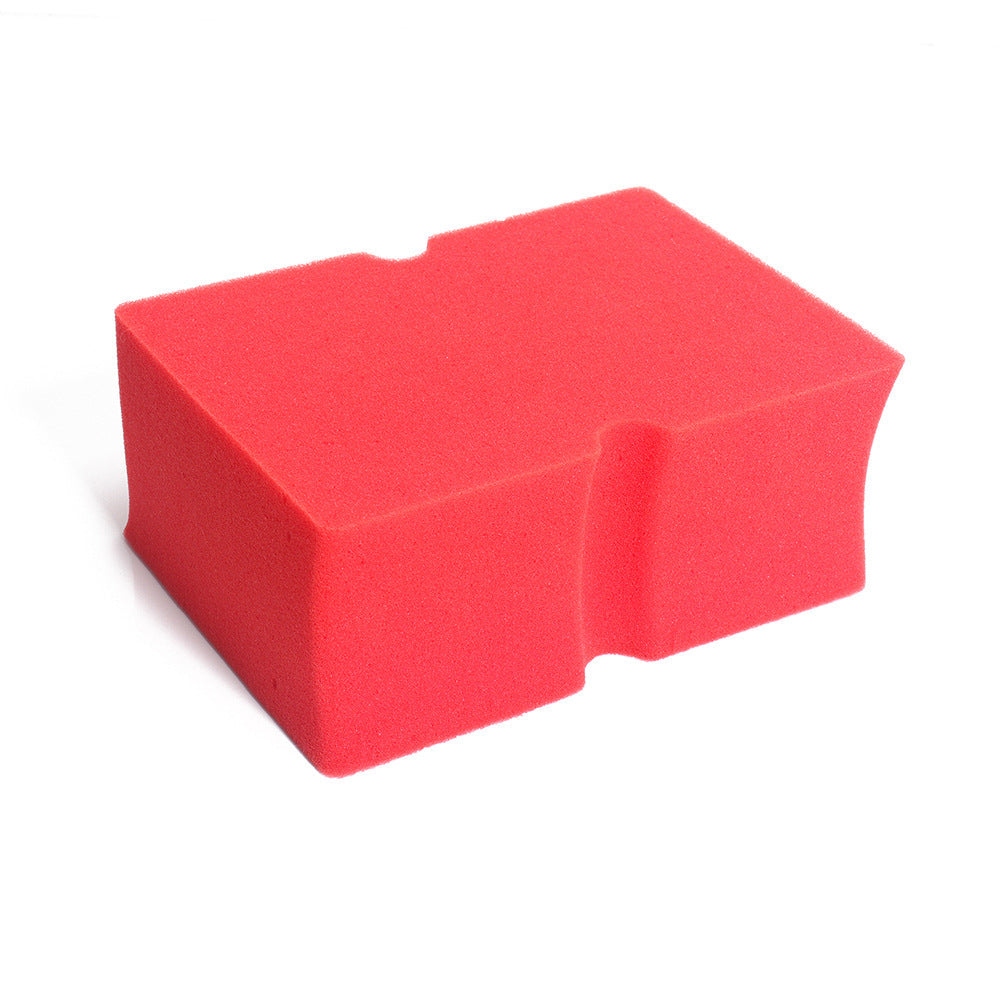 Newly Released at Buy Center: Red Car Wash Brush Wheel Hub Cleaning Sponge Bright Red