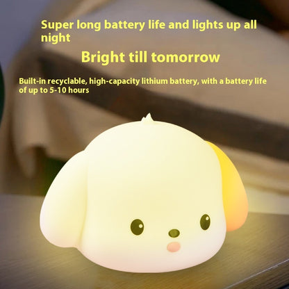 Fresh Arrivals at Buy Center: Silicone Atmosphere Small Night Lamp Bedroom Decoration Induction Night Light