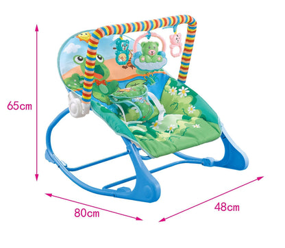 Fresh Arrivals at Buy Center: Baby Rocking Chair Baby Rocking Bed Portable Foldable Coax With Mosquito Net Rocking Chair Green