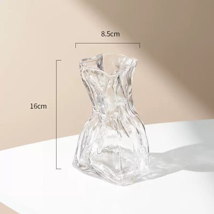 Just Arrived at Buy Center: Fashion Personality And Creativity Origami Vase Small Transparent