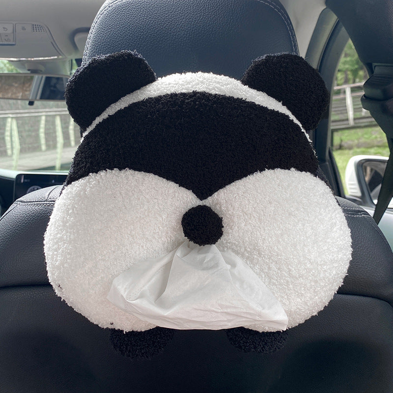 Hot New Items at Buy Center: Car Cushion Winter Plush Cute Cartoon Panda Car Saddle Cover 11 Style