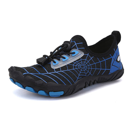 Fresh on the Scene at Buy Center: Upstream Shoes Barefoot Anti-slip Anti-cut Diving Water Skiing Swimming Drifting Quick-drying Beach Rain Shoes Black And Blue