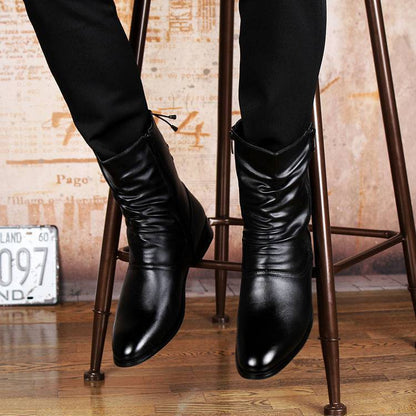 Just Arrived at Buy Center: British Fashion Leather Pointed Men's Boots