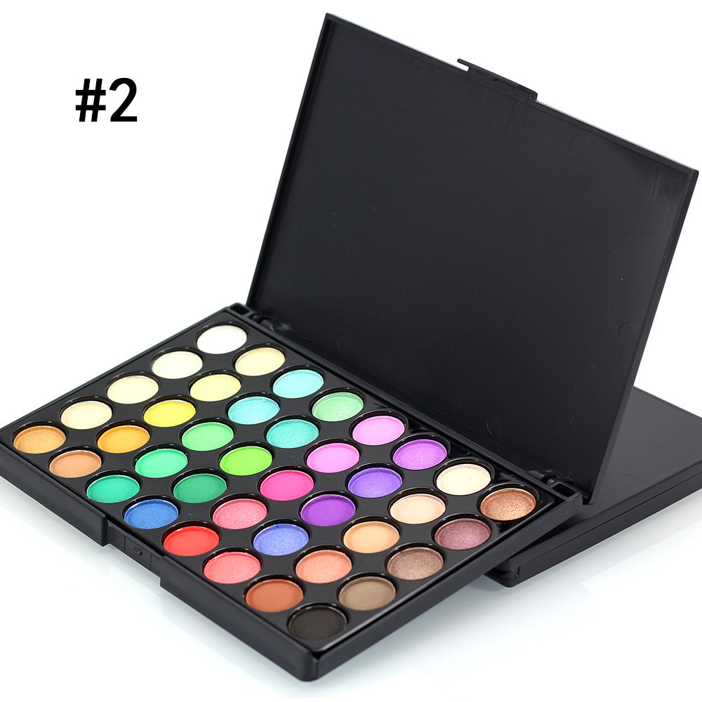 Buy Center Trend-40 Colors Makeup Glitter Palette Waterproof 02