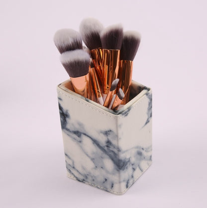 Trending Now at Buy Center: 10 marble makeup brush sets, beauty tools, blush, eye shadow, face modification, 5 big 5 small explosions. White Square tube