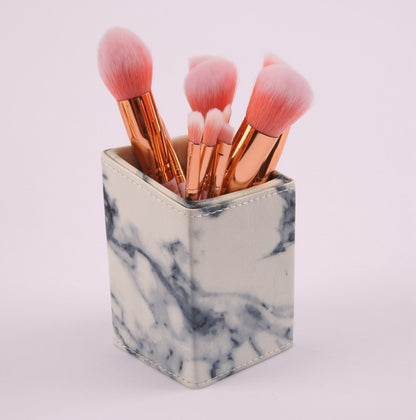 Trending Now at Buy Center: 10 marble makeup brush sets, beauty tools, blush, eye shadow, face modification, 5 big 5 small explosions. Pink Square tube