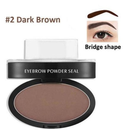 Buy Center Deal-Eyebrow Powder Stamp for Easy Natural Looking Brows Dark brown bridge