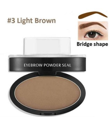 Buy Center Deal-Eyebrow Powder Stamp for Easy Natural Looking Brows Light brown bridge