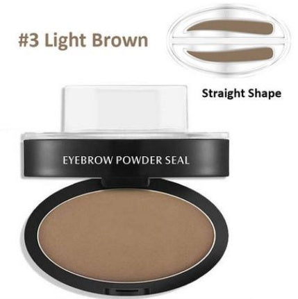 Buy Center Deal-Eyebrow Powder Stamp for Easy Natural Looking Brows Light Brown straight