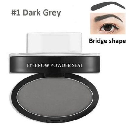 Buy Center Deal-Eyebrow Powder Stamp for Easy Natural Looking Brows Gray bridge