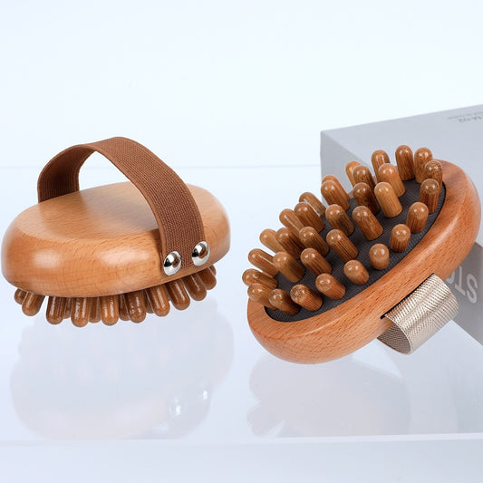 New Air Cushion Meridian Comb Wooden Head Massage Comb Whole Body